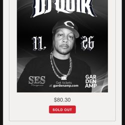 Dj Quik Ticket For Tonight 