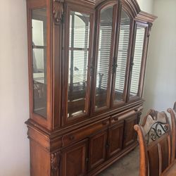 Dining Table & China Cabinet