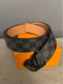 Black graphite luxury belt