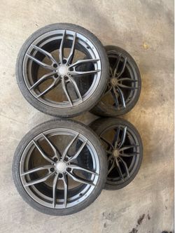 19 inch SuperSpeed rims/tires ONE BENT/ONE CRACKED