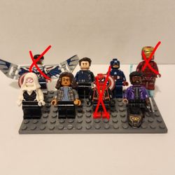 Lego Marvel Minifigure Lot