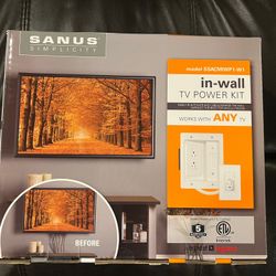 Sansus In-Wall TV Power Kit