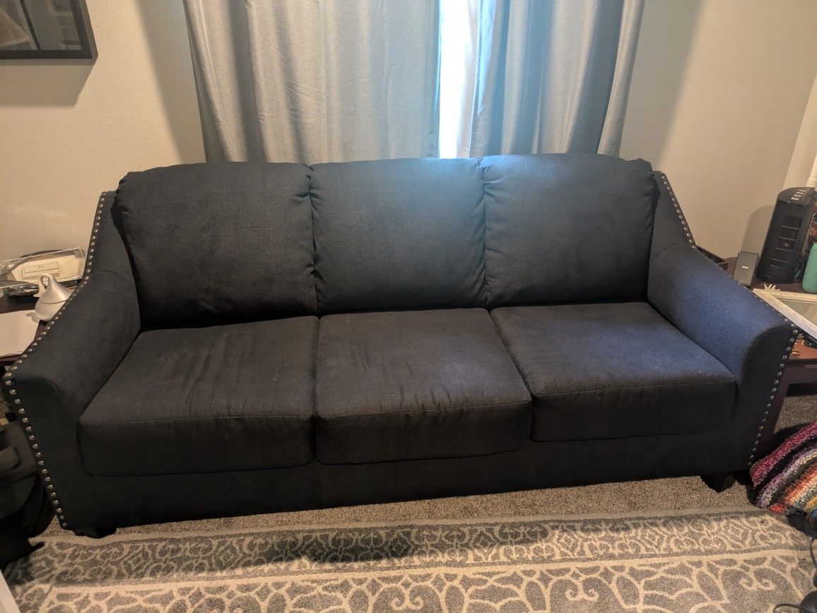 Navy blue Cloth Couch