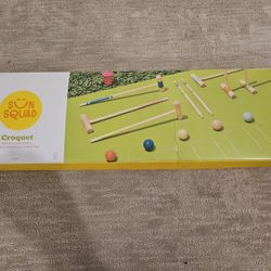 Sun Squad Croquet Set — Brand New, Never Used