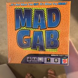 Un-Opened Mad Gab Board Game