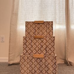 Decorative Storage Boxes (Set of 3) - Cajas de Almacenamiento Devorativas (Set de 3)