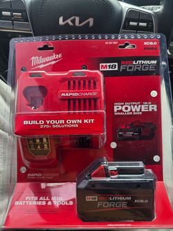 Milwaukee battery and charger