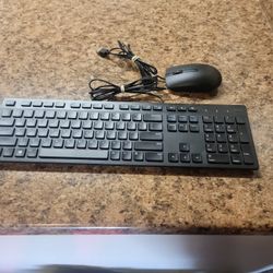 Dell Non-Wireless Mouse and Keyboard 
