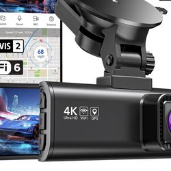 REDTIGER F7NP Dash Cam & CPL, 4K Starvis 2 Dash Camera for Cars with Built-in GPS WiFi and Included Memory Card