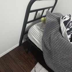 Black Twin Headboard And Base