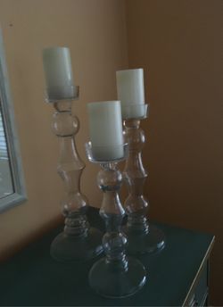 Gorgeous Glass Candle Holders