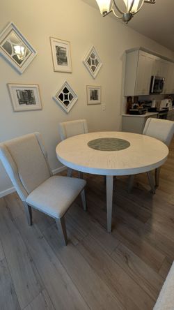 Dining Table + 3 Chairs only.
