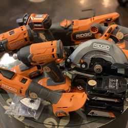 New Ridgid Bare Tools Or Spare Batteries Starting @