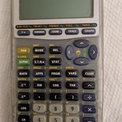 FREE * BROKEN Texas Instruments TI-83 Plus, Silver Edition. Looks Like A Spring Is Broke. Calculator