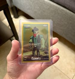 2025 Topps Chrome Spongebob Gold Refractor Dennis /50 SP Assassin