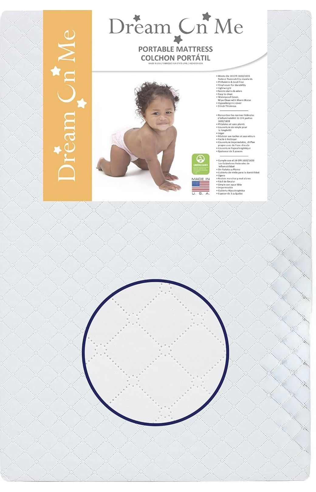 New in Box Portable/Mini Crib Mattress
