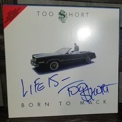 Too Short Autograph Born To Mack Album