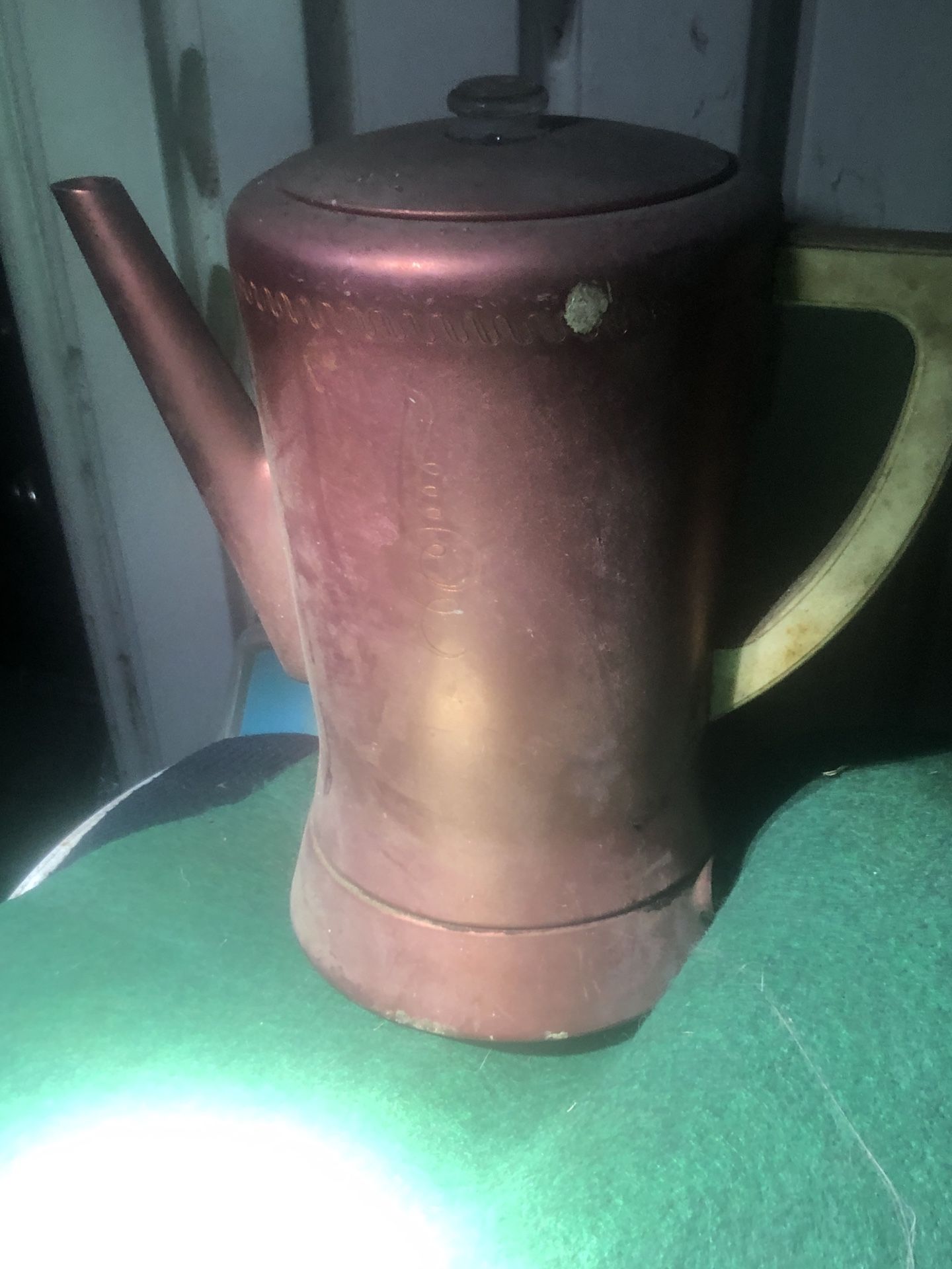 A Copper Tea Kettle 