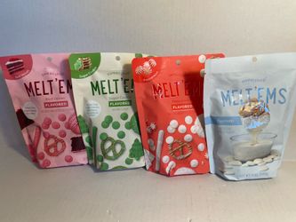 4 bags flavored chocolate melts. Exp 26/27