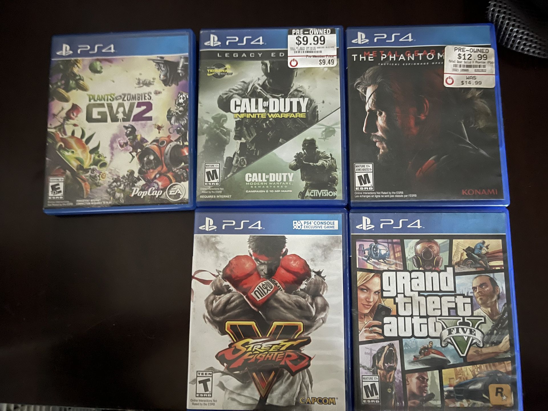 Video Games For PS4