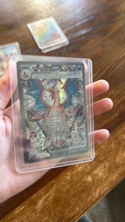 Charizard ex Pokémon Card in Hard Case