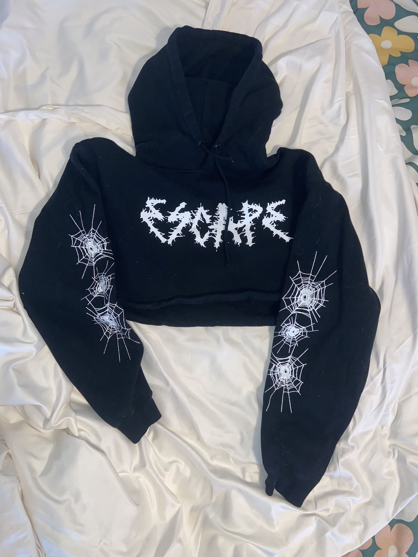 Cropped Escape Halloween Rave Hoodie 2023