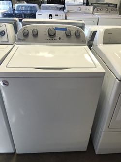 Whirlpool washer with 1yr warranty