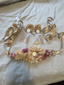 Baby Shower Sash, 2 Ribbons