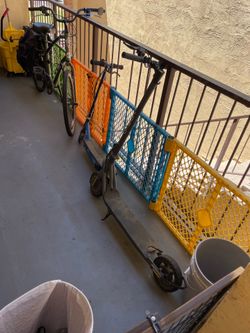 Two electric scooters