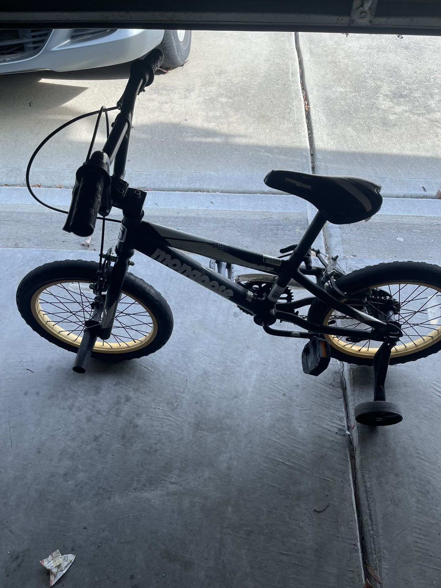 Black And Orange Bike