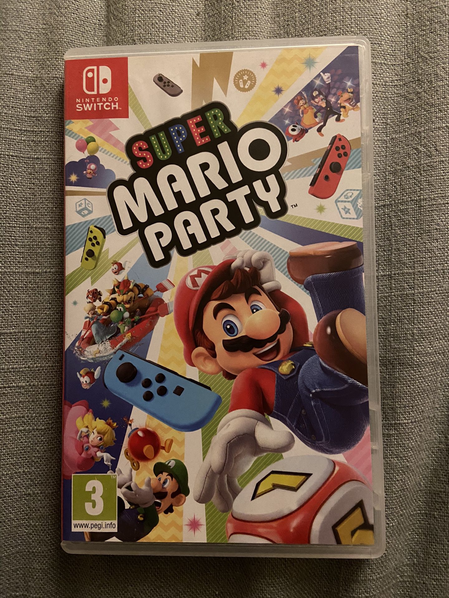 Nintendo Switch Super Mario Party Game and Case