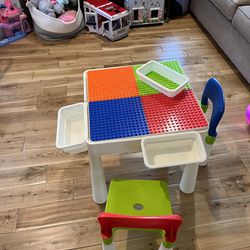 Kids activities table an two chairs