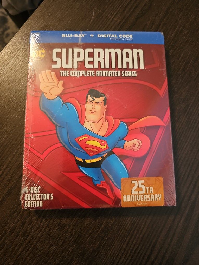 Superman The Complete Animated Series 25th Anniversary Blu-Ray