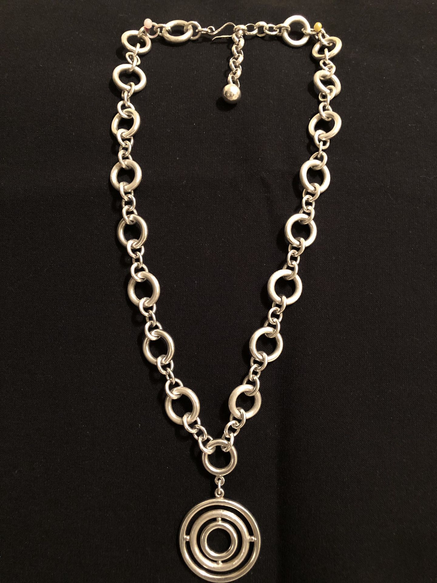 Sterling Silver circles neckless