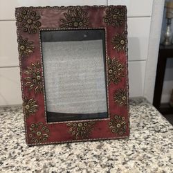 Pier 1 Maroon Picture Frame