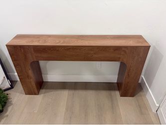 Wood Entry Table