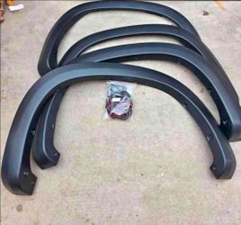 19-24 Chevrolet Silverado Fender Flares Flametas Guarda Fangos Bengalas Guarda Barros Moldes Chevy