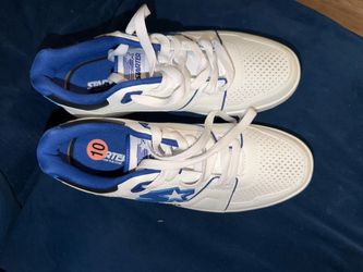 Starter Low-Top Sneakers White Blue Size 10