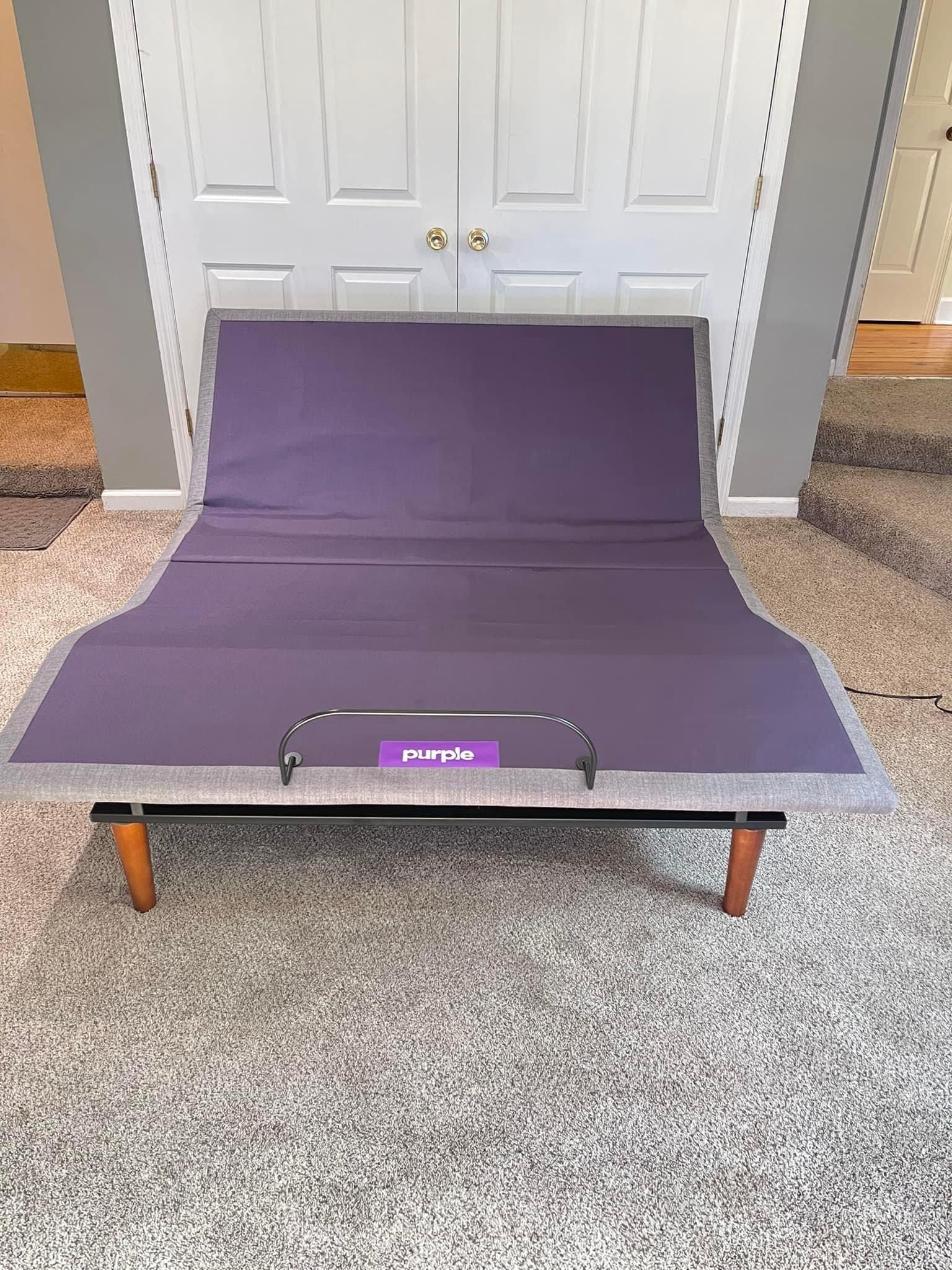 Like New Purple Ascent Adjustable Queen Base