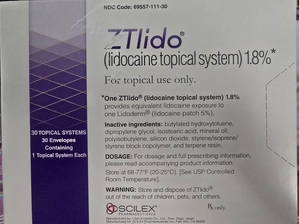 Lidocaine Patches 3 Boxes $5