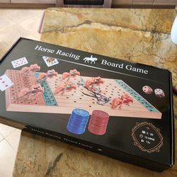 Horses Racing Board Game: Wooden Horse Toy for Adults Teens Equipped with Detailed Instruction, Ideal for Adult Teen Kids Ages 12+, Family Party Games