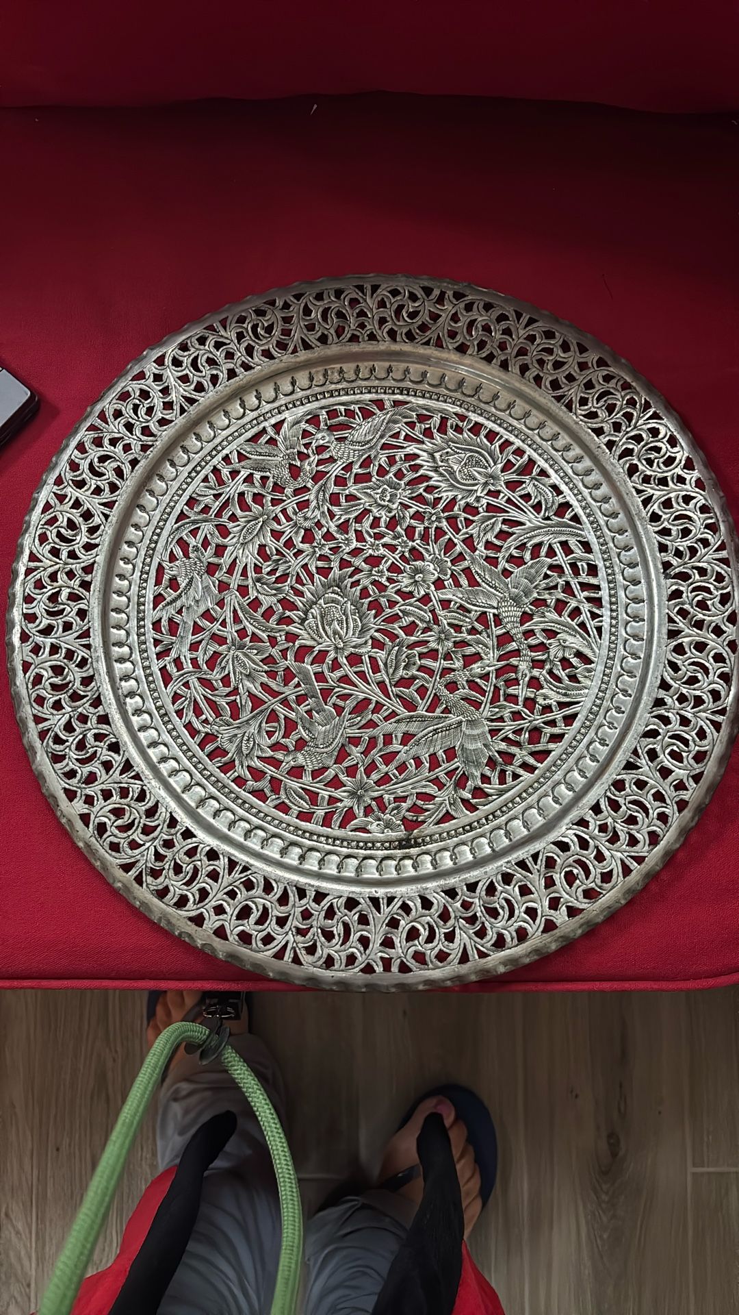 Silver Handmade Persian Tray