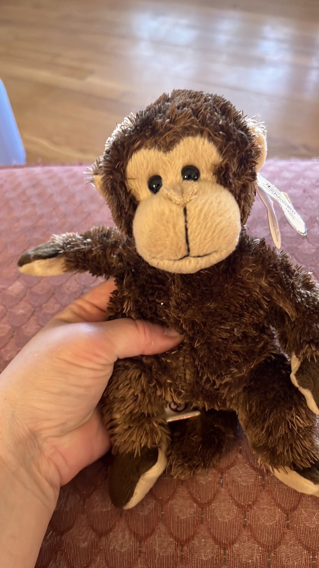 Ty Beanie Babies 2.0 Brown Monkey “Vines” Plush
