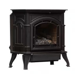 Ashley Hearth Products 23,500 BTU Vented Dual Fuel Cast Iron Gas Stove Heater - R9