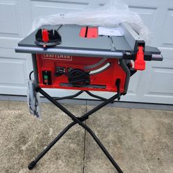 Craftsman 10-in Table Saw with Folding Stand -BRAND NEW 