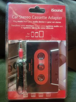FREE CAR STEREO CASSETTE ADAPTER