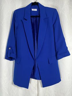 Cobalt blue blazer