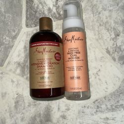 Shea moisture Shampoo And Mousse 