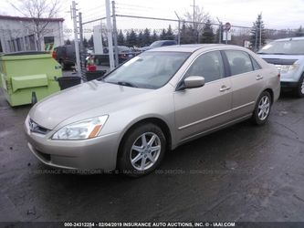 2003 Honda Accord, V6, auto, leather interior, 240,000 miles, runs and drives-Salvage title
