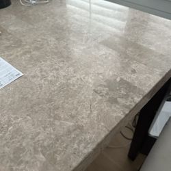 Marble Top Crafting Table 